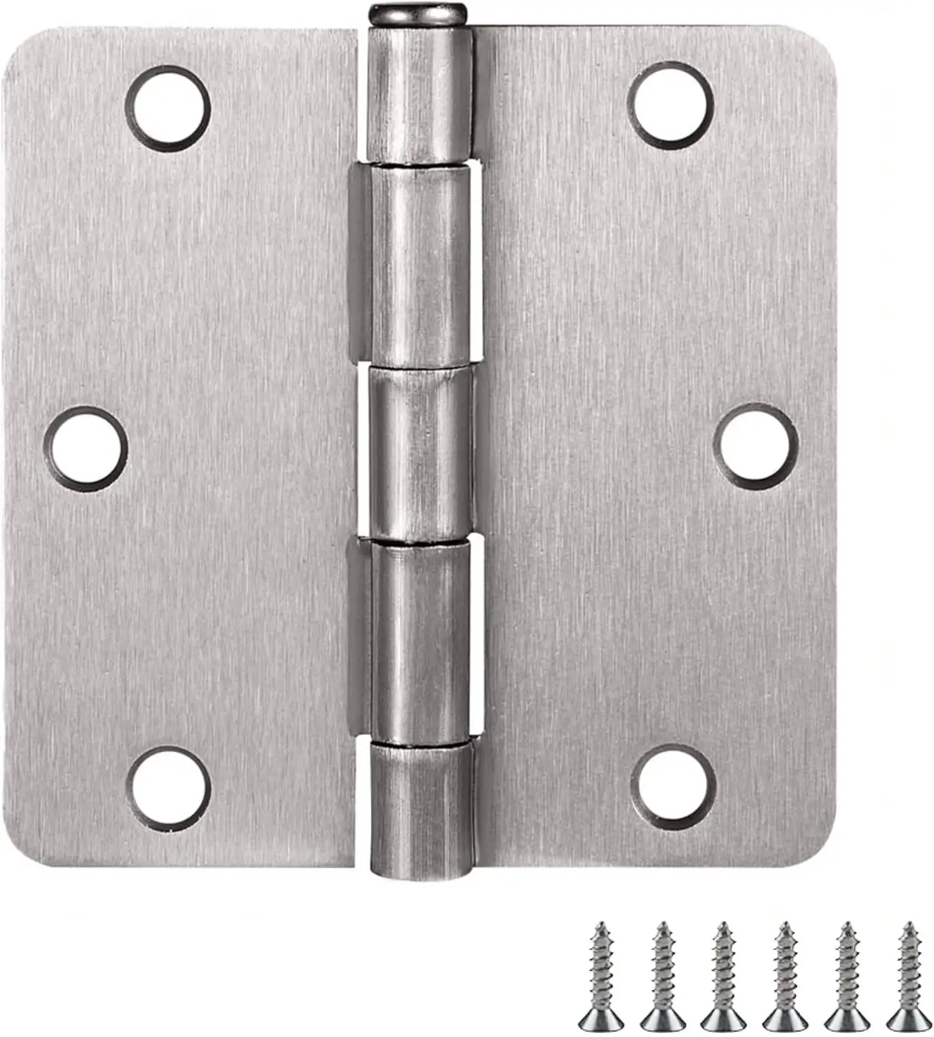 Door Hinges for Interior Doors 10-Pack 3.5-inch x 3.5-inch, Design House 1/4-inch Radius Steel Door Hinge Door Hardware