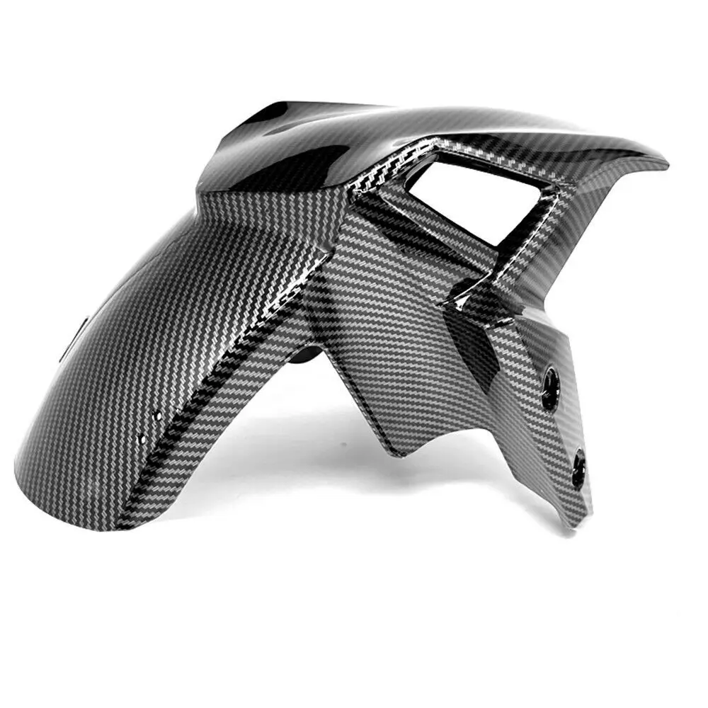 

Motorcycle Accessories Hydro Dipped Carbon Fiber Finish Front Tire Fender Guard Hugger Fairing For KAWASAKI Z900 2019-2021