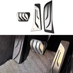 RHD Stainless Steel Car Foot Rest Pedal Cover for BMW 1 2 3 4 5 6 Series X1 X3 X5 X6 F10 F20 F30 G20 G10 Accessories