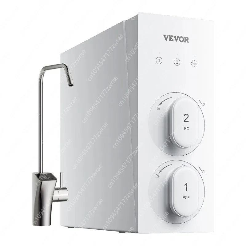 Under Sink Reverse Osmosis Water Filter System 800 Gpd 8 Stage Tankless Stainless Steel
