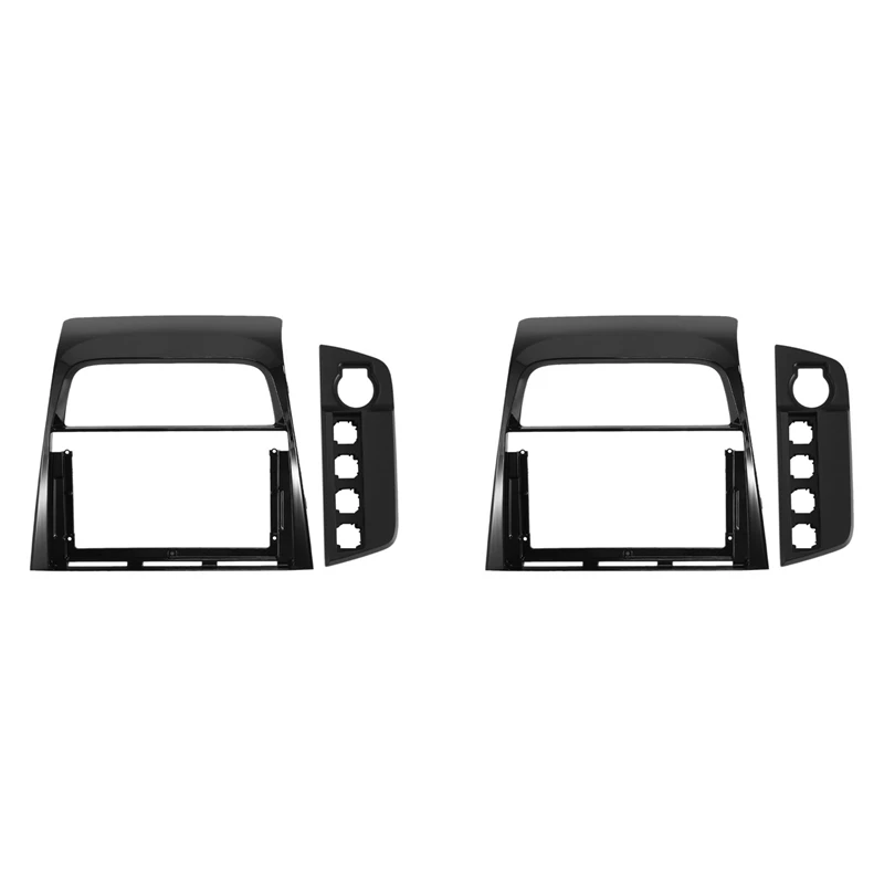 2X Radio Fascia For VW Golf MK6/Voyage/Saveiro DVD Stereo Frame Plate Adapter Mounting Dash Installation Bezel Trim Kit