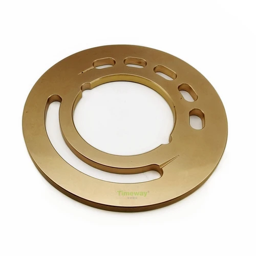 Imagen 2 del producto Placa de válvula de bomba hidráulica A10VSO para Rexroth A10VSO45 A10VSO71 A10VSO85 A10VSO100 Placa distribuidora de bomba de pistón de cobre lleno