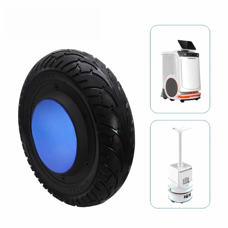 8Inch-L Wheel Hub Motor-High Precision Dual Drive Servo Kit 24VDC,Single/Dual Axis for Robotics,Automated Equipment DIY Projects