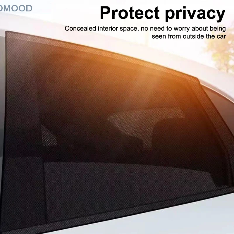 2PCS Car Window Mesh Screen Car Sunshade Anti-mosquito Window Sunscreen Privacy Car Sunshade Block Mesh Screen