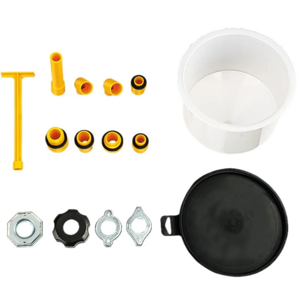 

15pcs Set Car Radiator Funnel Kit Spill Proof Design Refill Funnel Coolant Filling Kit Bleeder Spout Water Cooling System Kit