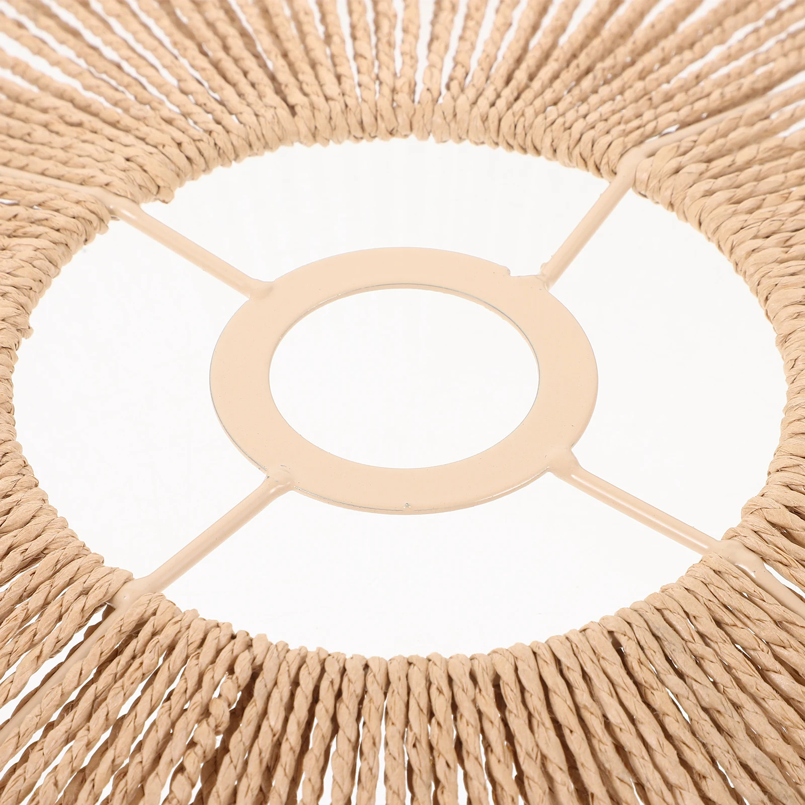 

Retro Lampshade Vintage Paper Woven Light Cover For Home Ceiling Farmhouse Bar Hotel Restaurant Hanging Lamp Accessory