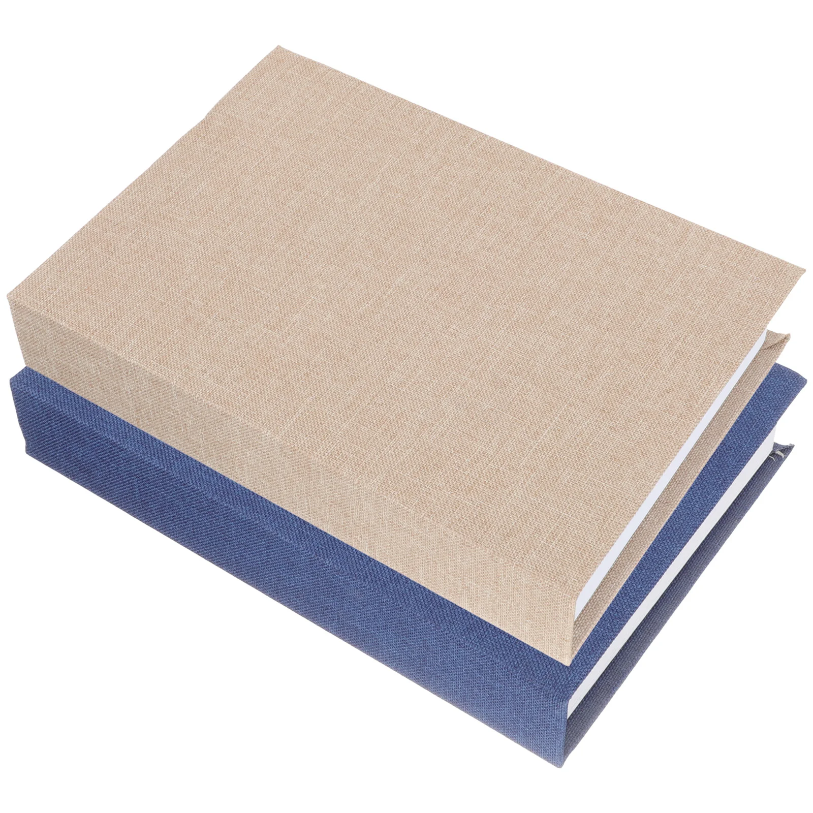 2 Pcs New Chinese Style Decorative Books Office Bookshelf Cardboard Coffee Table Hardcover