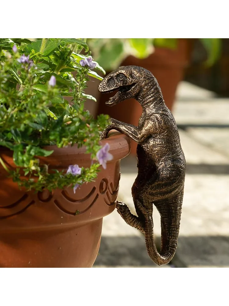 1pc Small Dinosaur Decorations Flower Pot Bonsai Craft Decorations Flower Pot Pals Garden Decor Home Decor Dinosaur Gifts