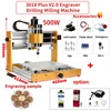 LY CNC 라우터 3018 플러스 V2.0 조각기 드릴링 머신, DIY 목재 조각용, 펌프와 40mm 레이저 5.5W 10W 1