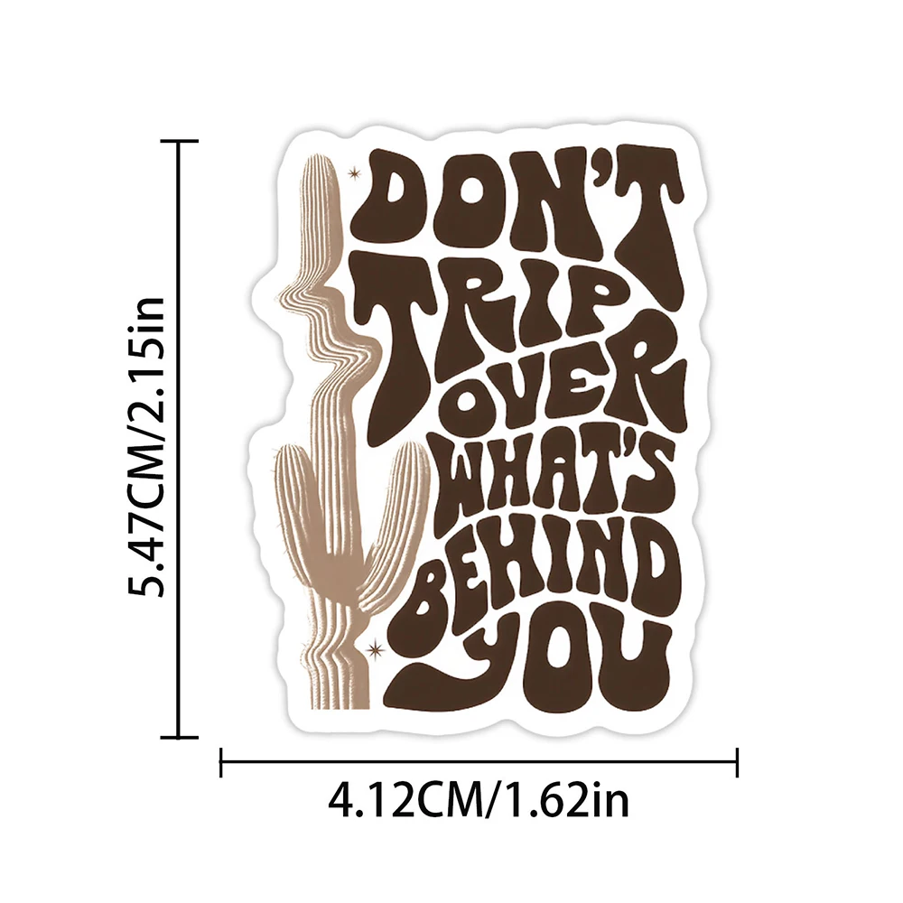 10/30/50 Stück inspirierende Satz-Graffiti-Aufkleber, niedliche Cartoon-Boho-Stil-Aufkleber, Wasserflasche, Telefon, Gepäck, Aufkleber, Dekoration