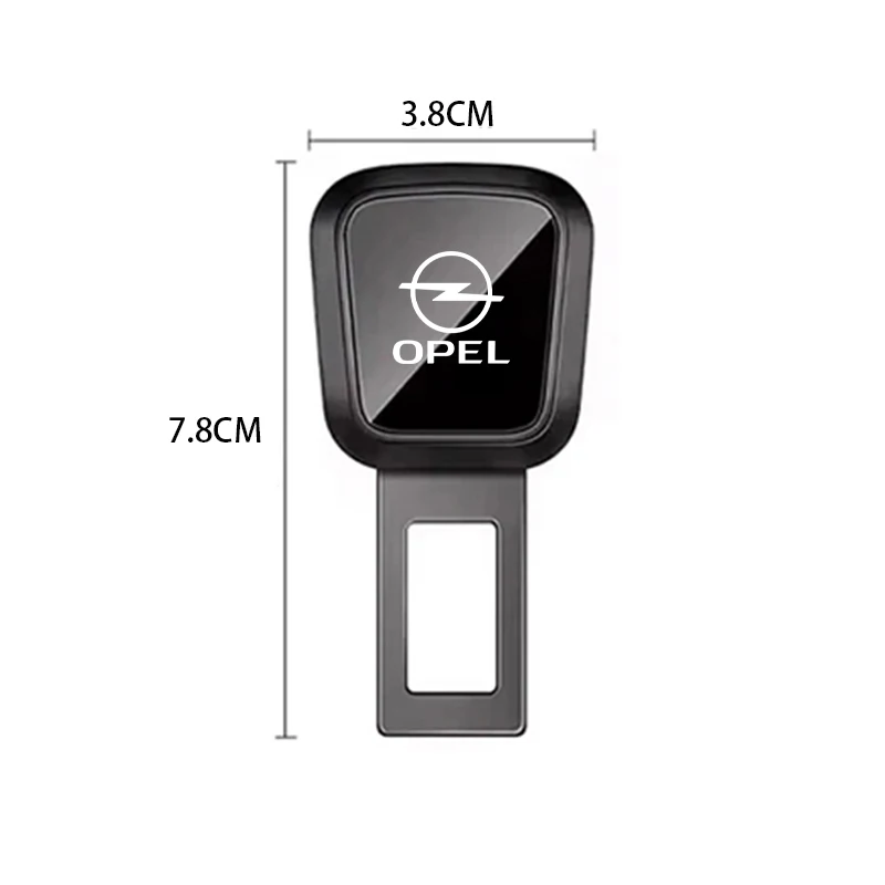 Car Alloy Seat Belt Extender Seatbelt Lock Buckle Extender For Opel Corsa D Astra Insignia Mokka Adam Combo Vauxhall Vectra H G