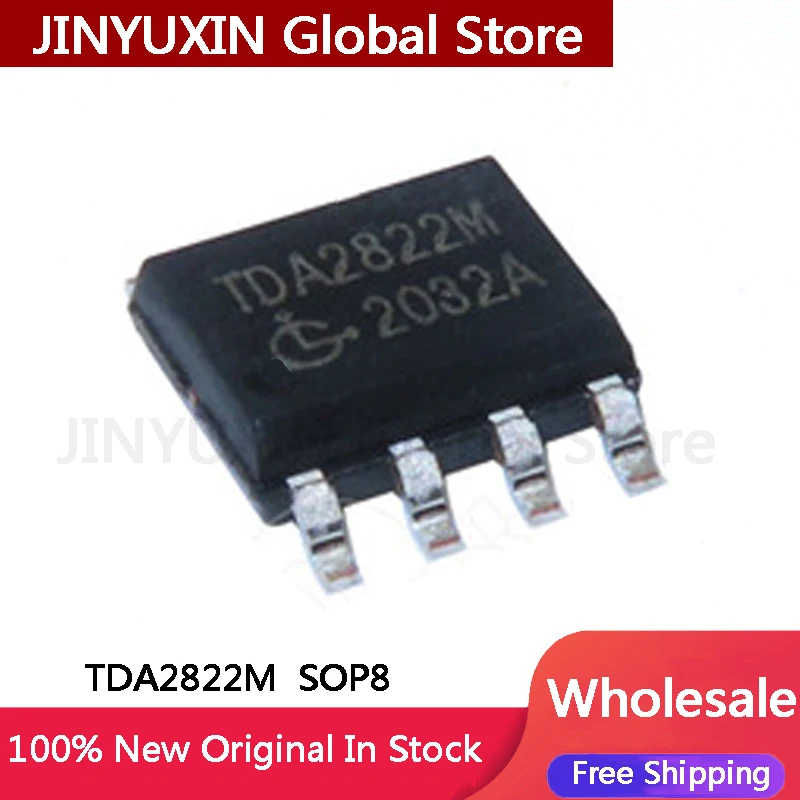 

20Pcs TDA2822M TDA2822 SOP8 audio power amplifier chip IC 3-6V chip