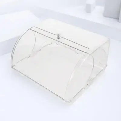 

Storage Container Plastic Rolltop Lid For Homemade Bread Cookie Pastry Kitchen Countertop Bread Box Airtight Food Storage