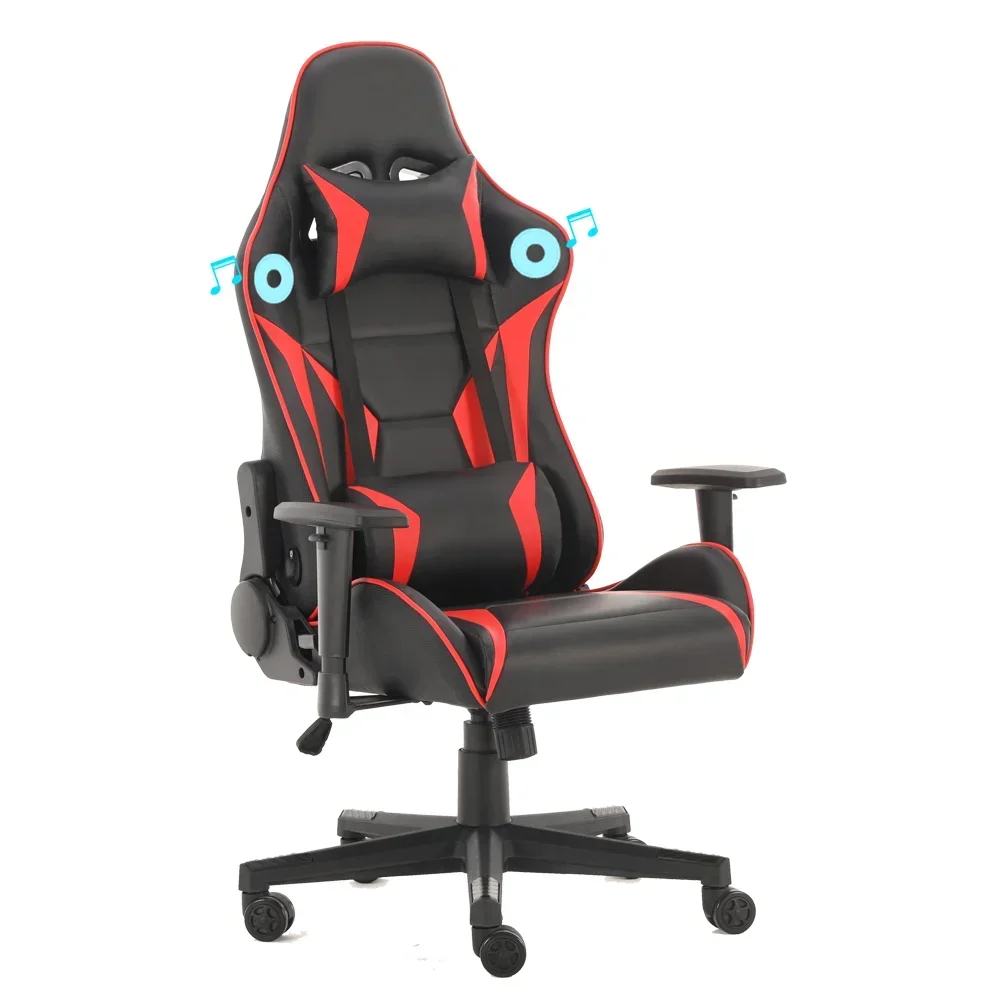 

Gaming Chair with Speakers Music Video Game Chair Audio Ergonomic Design Heavy Duty Office Computer Desk Chair