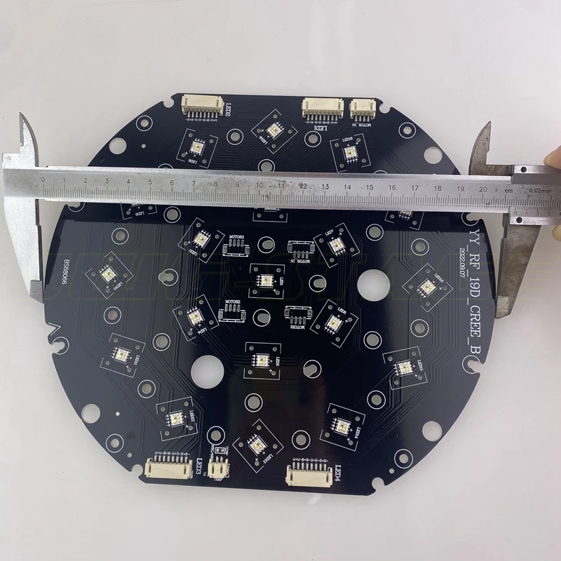 19x15 واط LED التكبير تتحرك رئيس الضوء YY_RF_119D_CREE_B لوحة لوحة LED