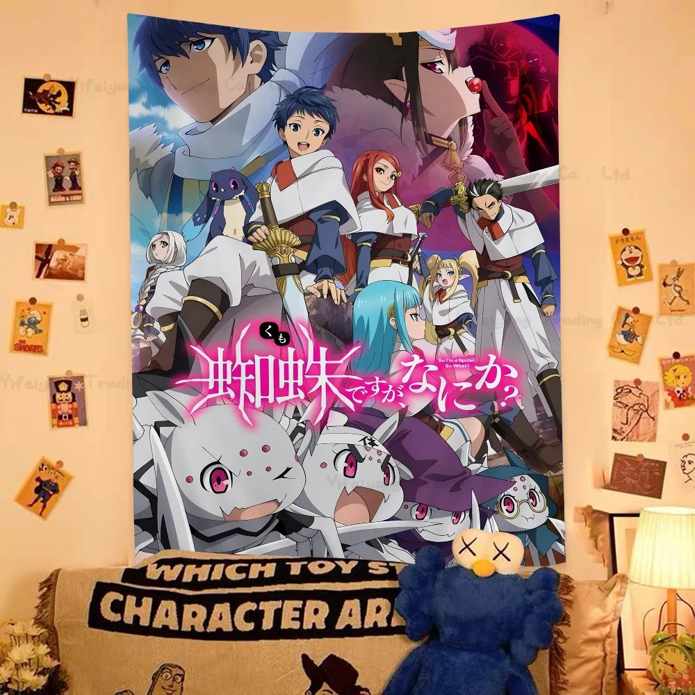 

Anime Posters So I'm A Spider DIY Wall Tapestry For Living Room Home Dorm Decor Wall Art Decor