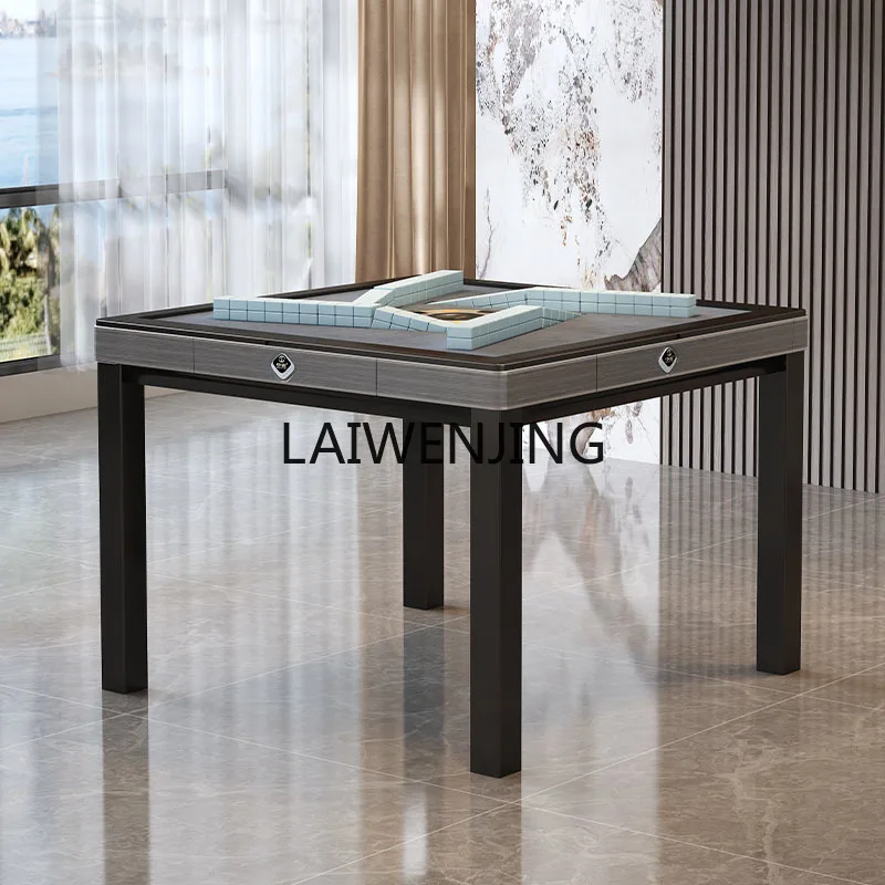 

MJY automatic dining table dual-purpose bass free push card roller coaster ultra-thin mahjong table