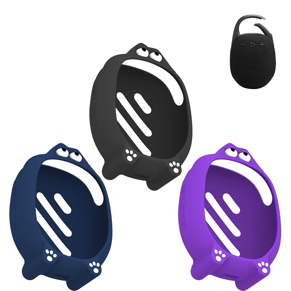 Silicone Protective Cover Case for JBL Clip 5 Portable Speaker Accessories