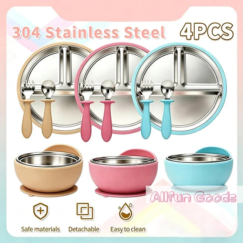 [TG835]Stainless Steel Baby Fe - Baby Led Weaning Set review and price