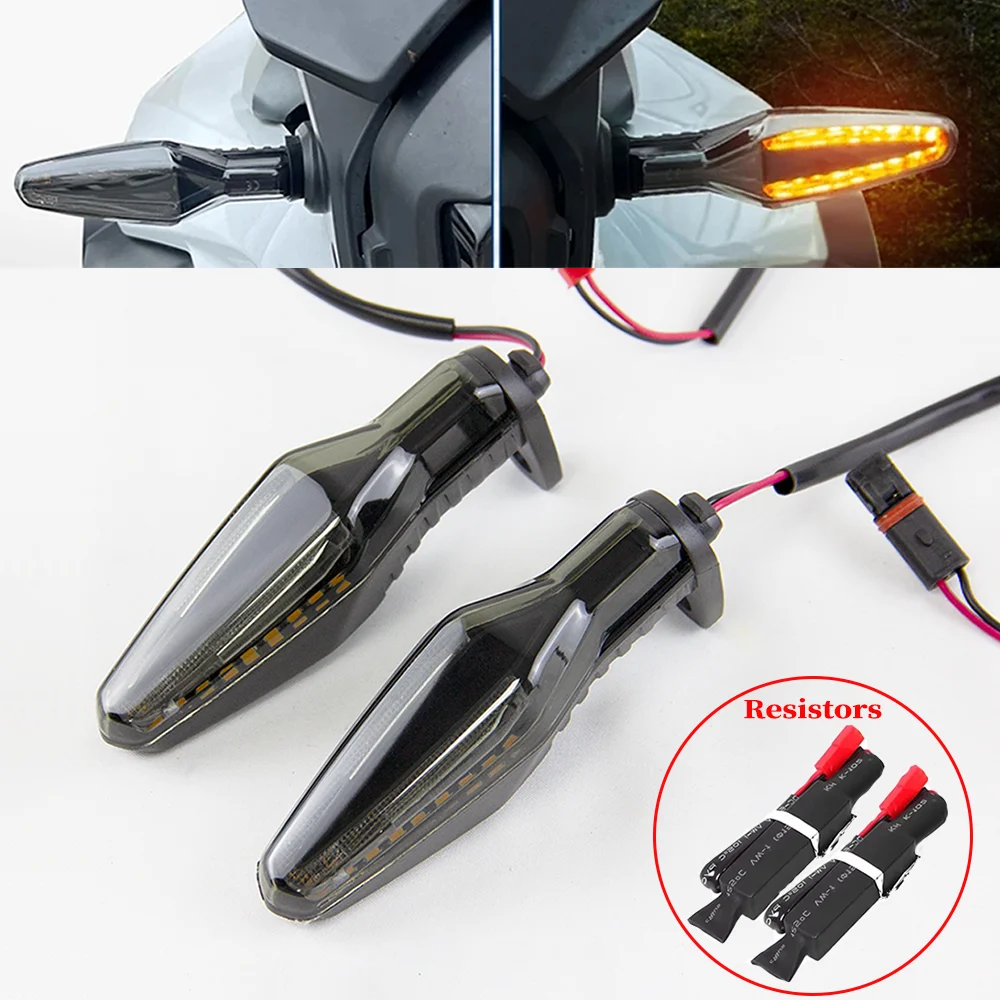 Motorcycle LED Turn Signal Light For BMW R1250GS ADV LC  S1000R XR F900XR R1200 R1250R RS GS Front Rear Directional Indicator