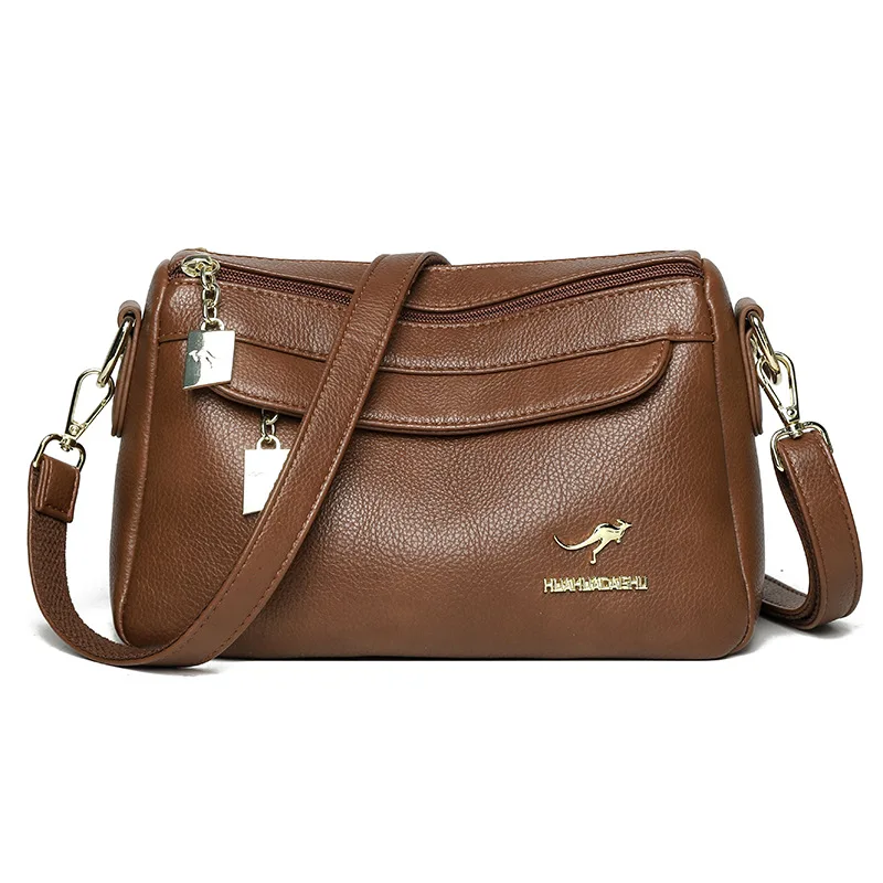2025年新作 本革ショルダーバッグ レディース、非常に汎用性の高いクロスボディバッグ、カジュアルミニハンドバッグ、シックで実用的 ​