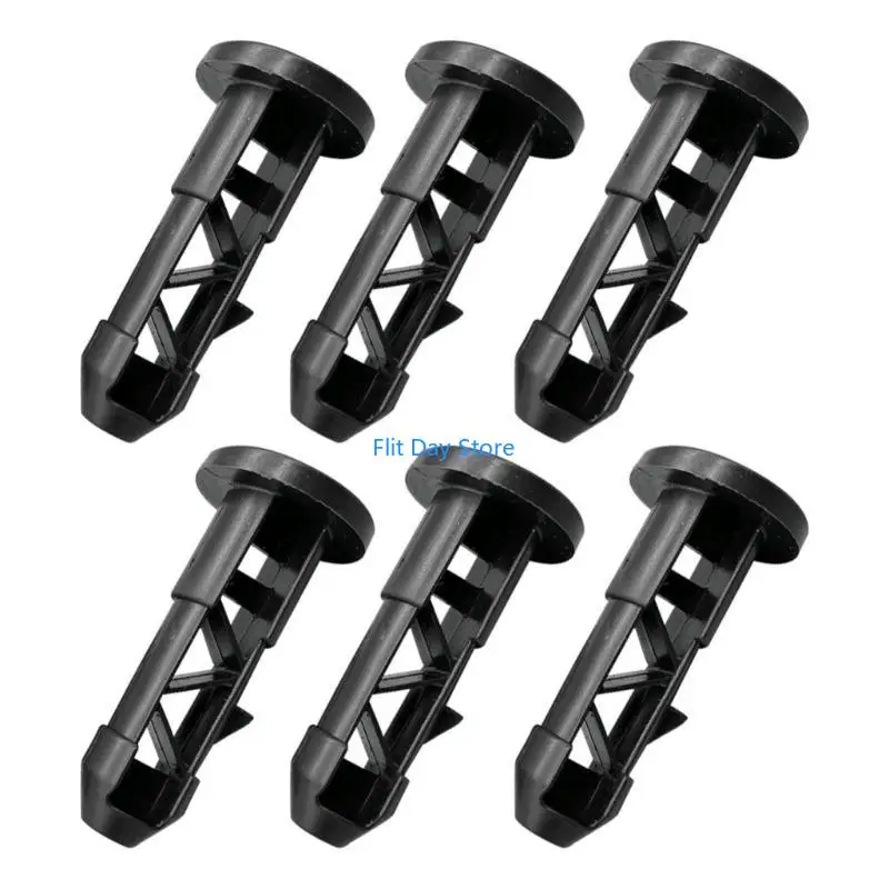 F92C 6Pcs Quiet Closing Trash Can Lid Hinge Pin Trash Cover Link Plugs Lid Latches