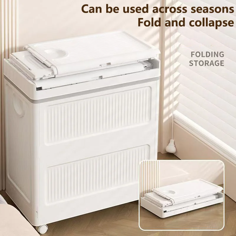 

Cream Style Multifunction Large Capacity Plastic Storage Box Organizer for Home Organization Kids Clothes Socks Container