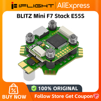 iFlight BLITZ Mini F7 Stack with BLITZ Mini F7 V1.2 Flight Controller / BLITZ Mini E55S 4-IN-1 2-6S ESC for FPV parts Racing