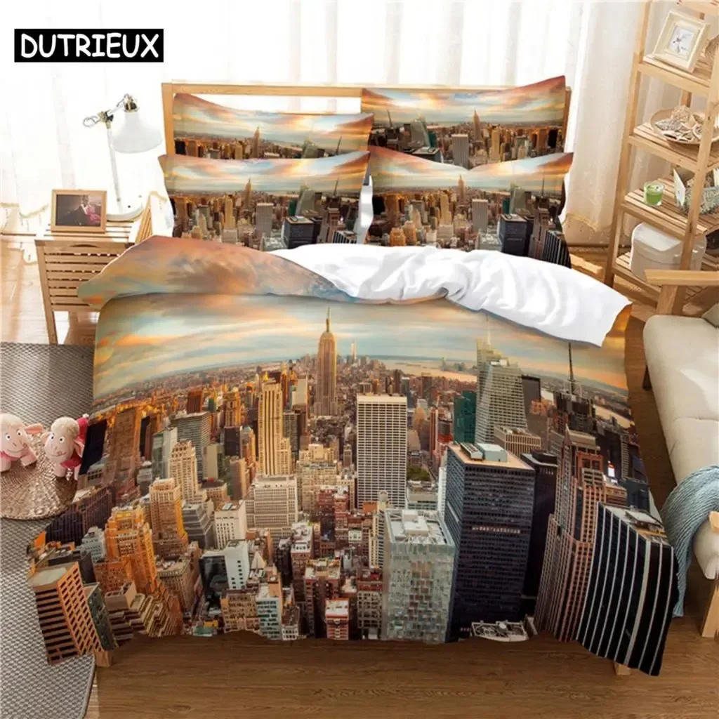 Great Wall Bedding Set Single Twin Double Queen King Cal King Size Bed Linen Set