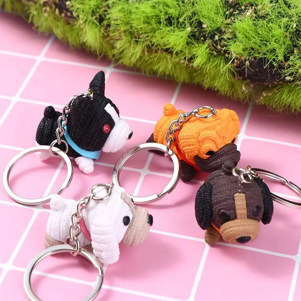 

Packaging Decoration Interior Accessories Wool Dog Bag Ornaments Keychains Bag Pendant Dog Doll Keyrings Dog Mascot Keychain