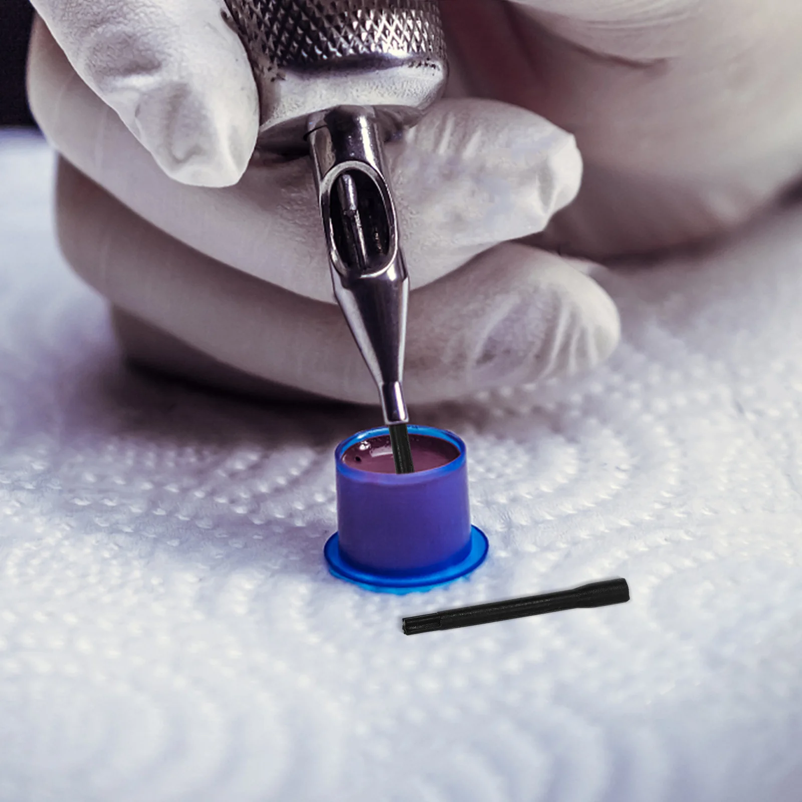 100pcs Pigment Mixer Stirring Rod For Ink Dipping Coloring Machine Disposable Abs Stick Lightweight Durable Tattoo Accessory