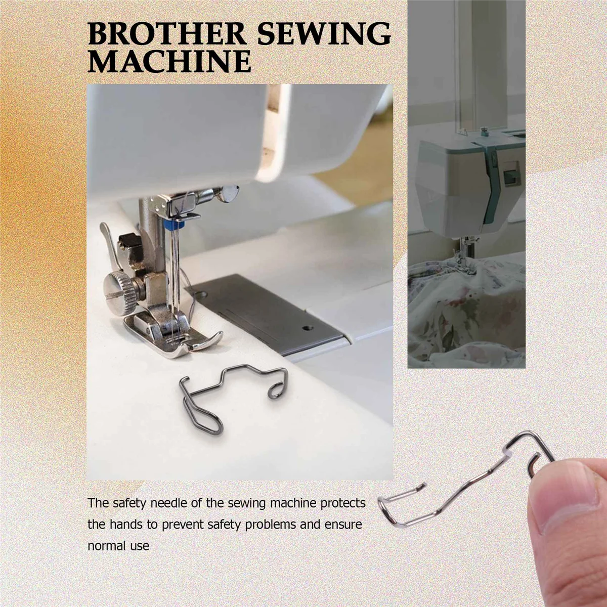 protector6 Pcs Sewing Machine Finger Guard, Safety Needle Finger Guard Can Prevent the User's Hand From Being Injured