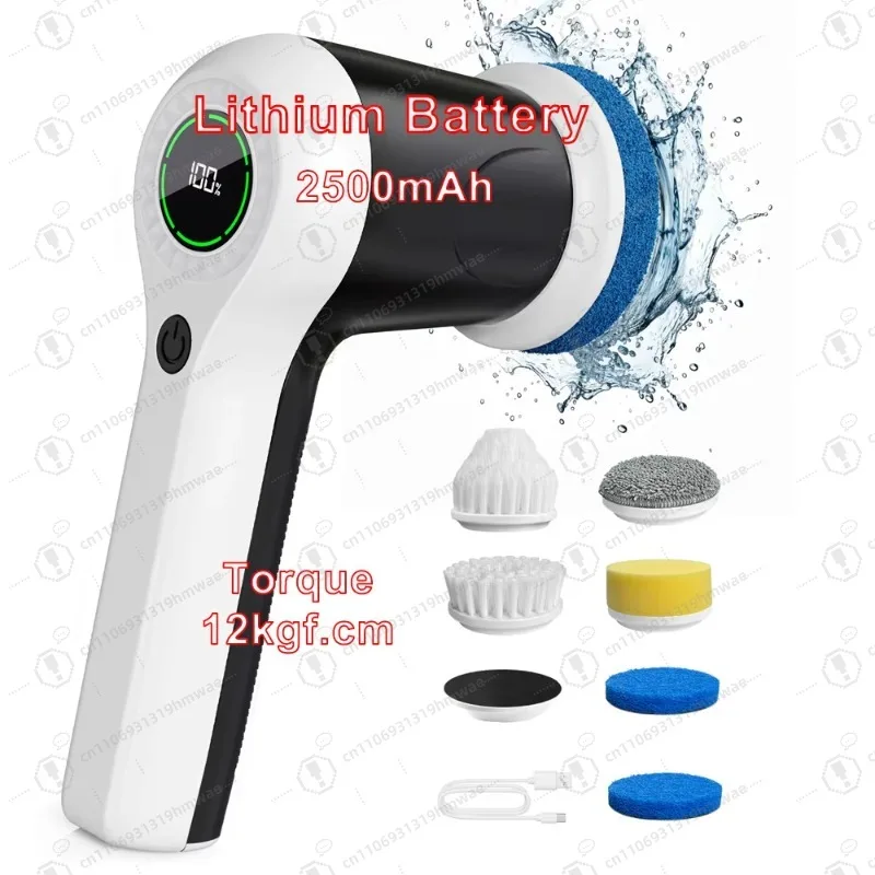 

Electric Rotary Wash Cleaning Brush/Scrub Kitchen Dishbasin/Sink Countertop Pot Rotary Washing Tool