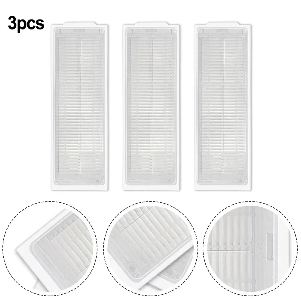 3 Pcs Filter For Mop 2 Lite MJST1S/MJST1SHW Robot Vacuum Cleaner Household Vacuum Cleaner Filter Replace Attachment