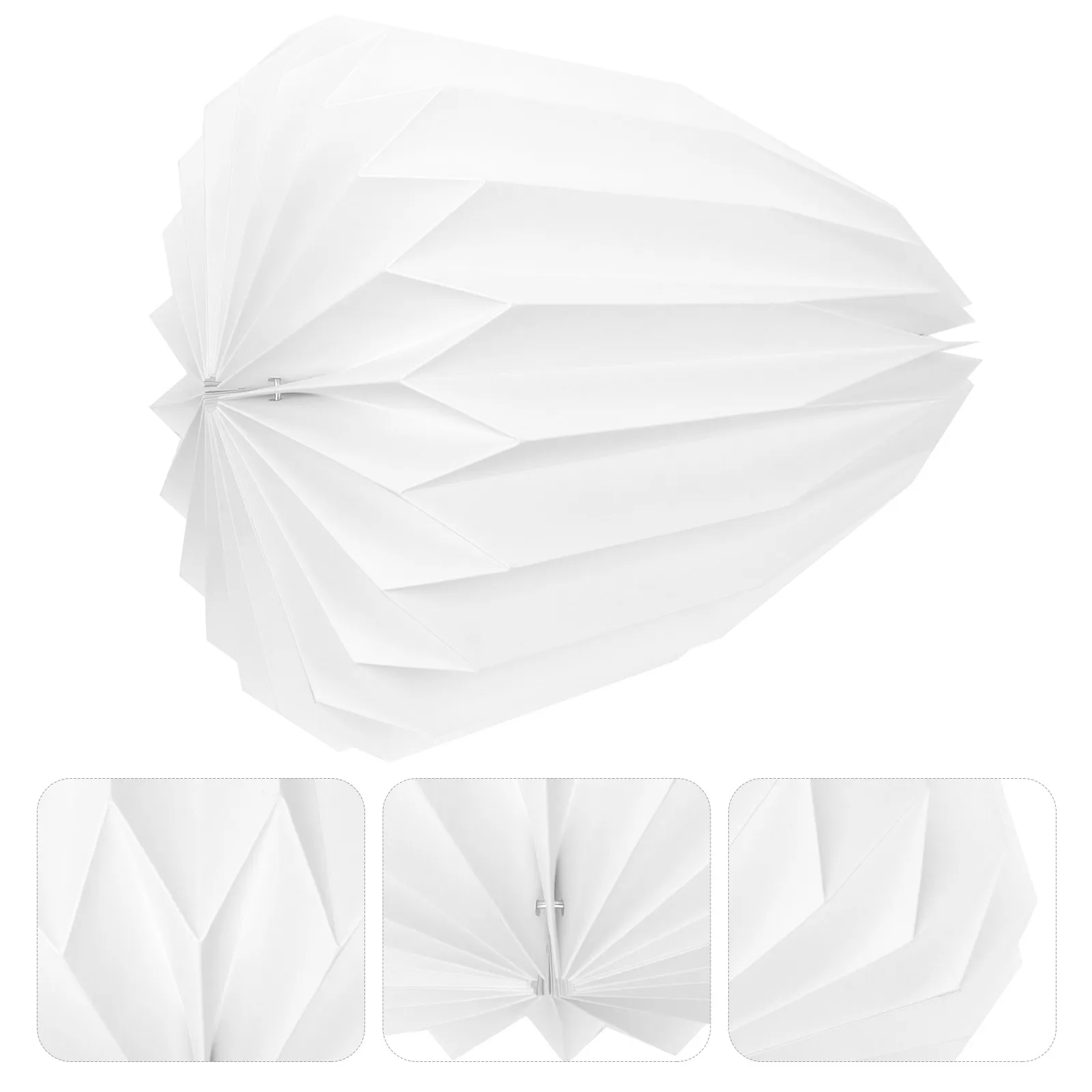 

Белый круглый сменный абажур из бумаги для лампы, декоративный плафон для потолочного светильника, для дома и отеля, маленький бумажный абажур