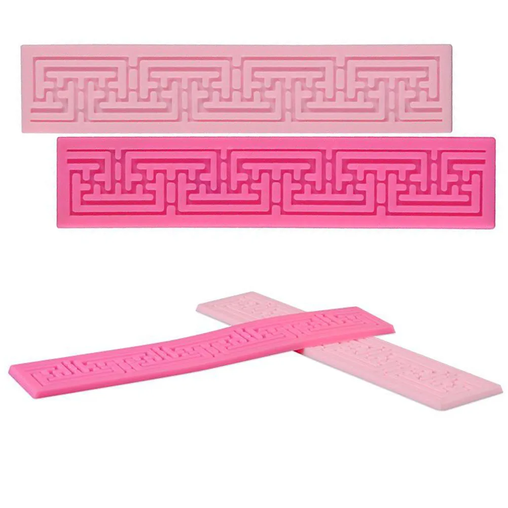 

Food Grade Silicone Cake Lace Mold Baking Tool Non Stick Reusable Flexible Fondant Mold for Jelly Easy