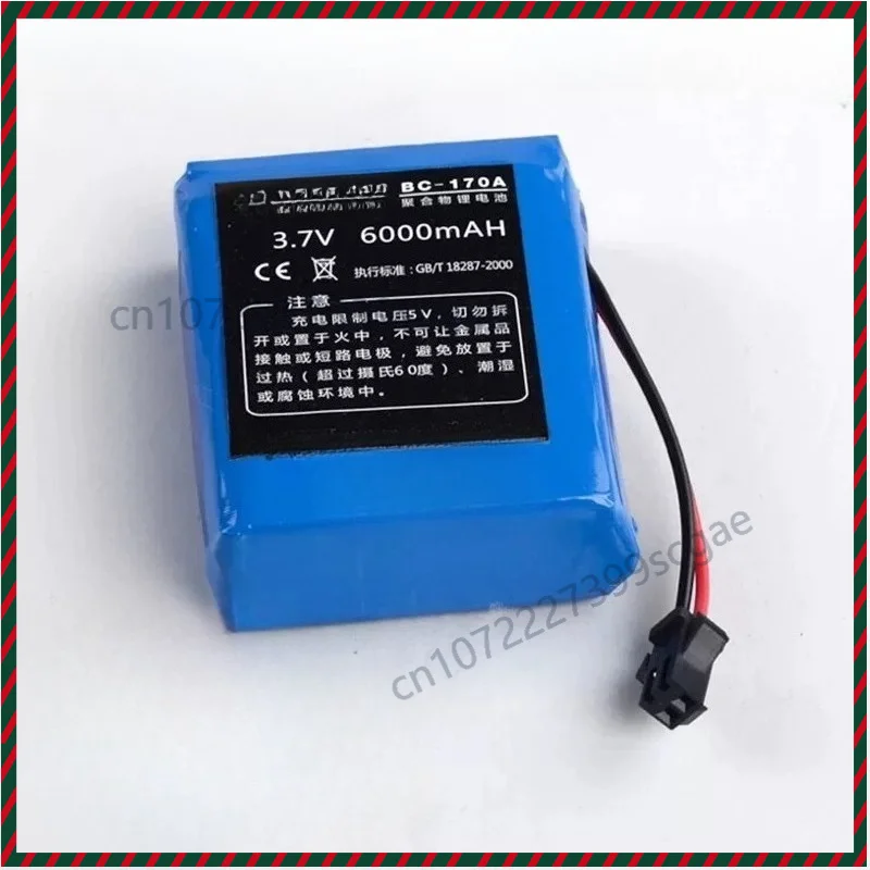 Replacement Li-ion Battery 3.7V 6000mAh With Plug For Dison BC-170A Portable Medicine Refrigerator Box