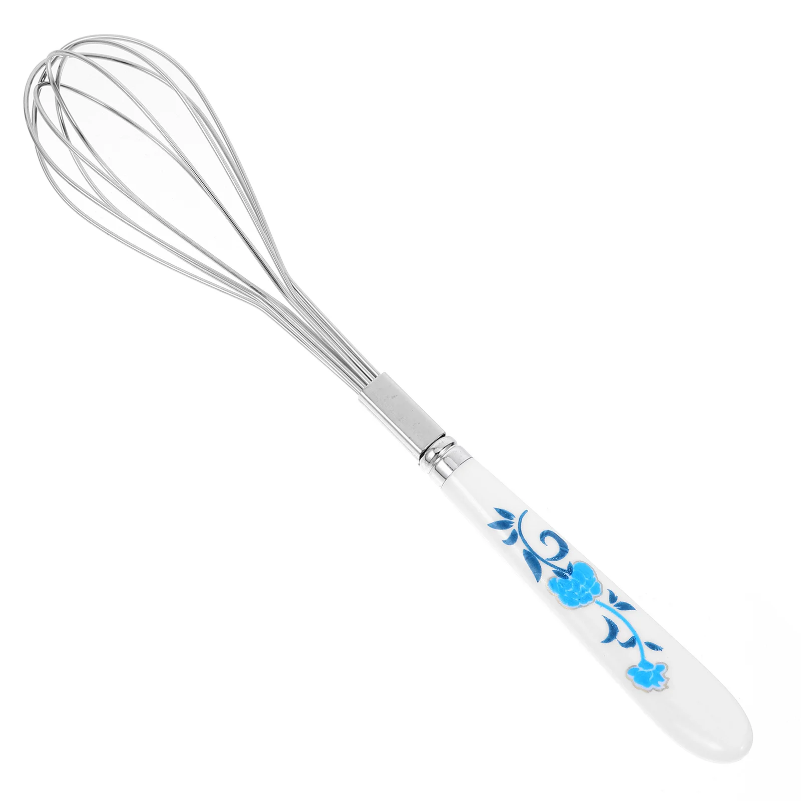 

Egg Whisk Stainless Steel Ceramic Manual Mixer -Resistant Non-Slip Baking Tool Egg Whisk Cake Tools