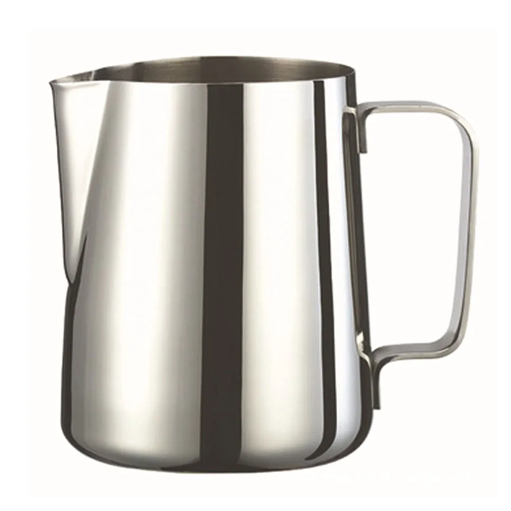 

Stainless Steel Milk Pour Pot 350Ml Silver 9.3X7.5Cm Coffee Art Latte Cappuccino Foam Pitcher Dishwasher Safe Kitchen Bar