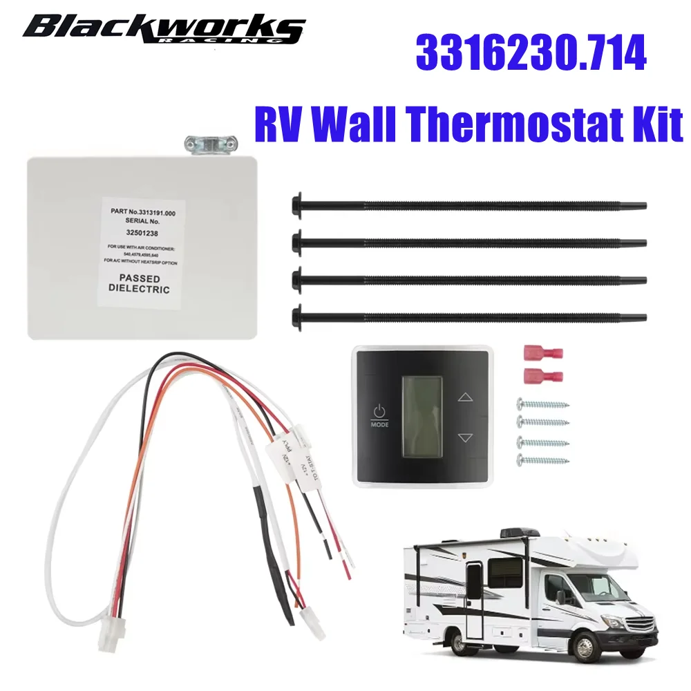 3316230.714 Single Zone RV Wall Thermostat With Control Board For Dometic Air Condtioners B59530,B57915,B59516,640310C 640315C