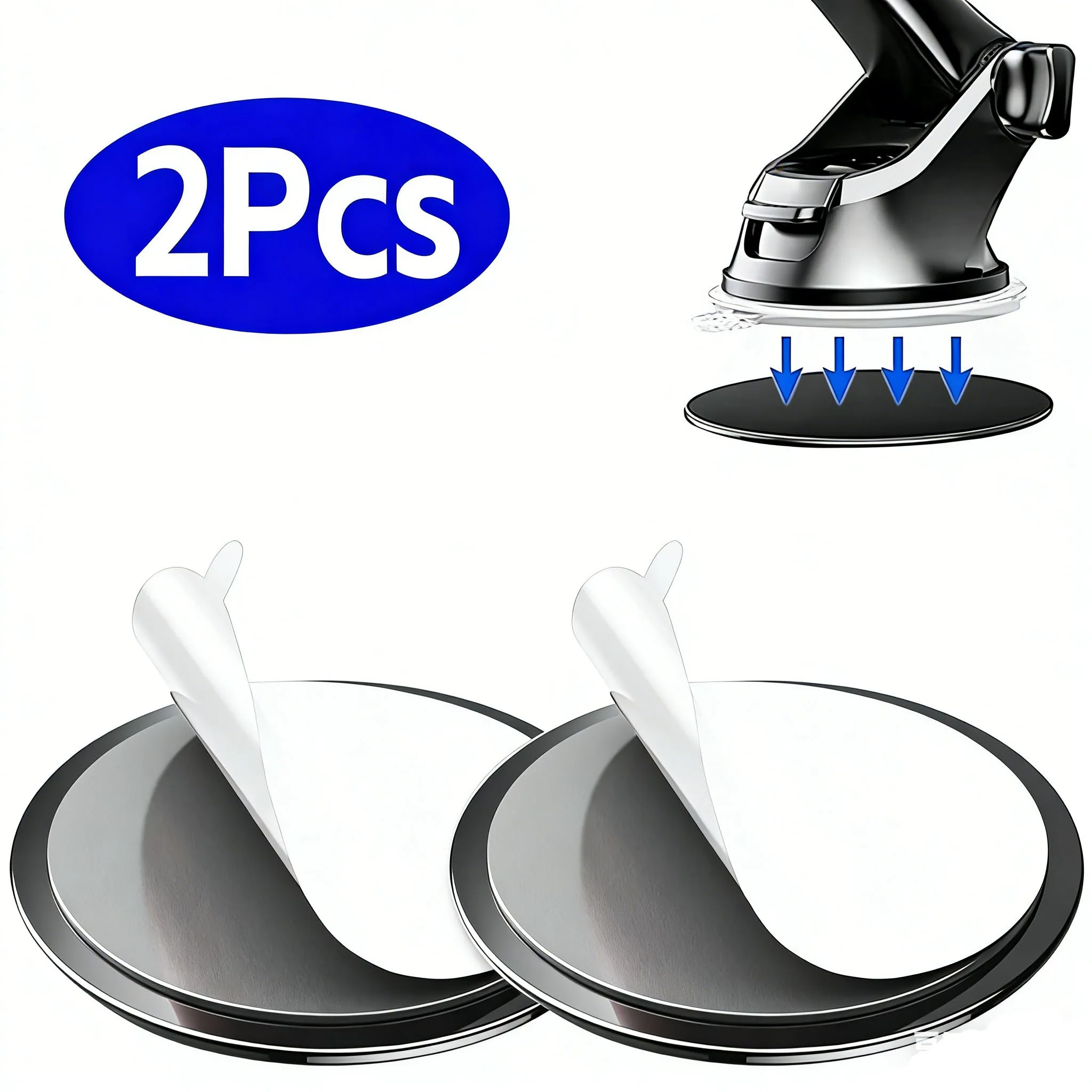 

Набор из 2/4/8 шт. прочных клейких держателей для телефона на присосках – универсальные для стола, автомобиля, стены и спортзала, органайзер для GPS и телефонов на приборную панель