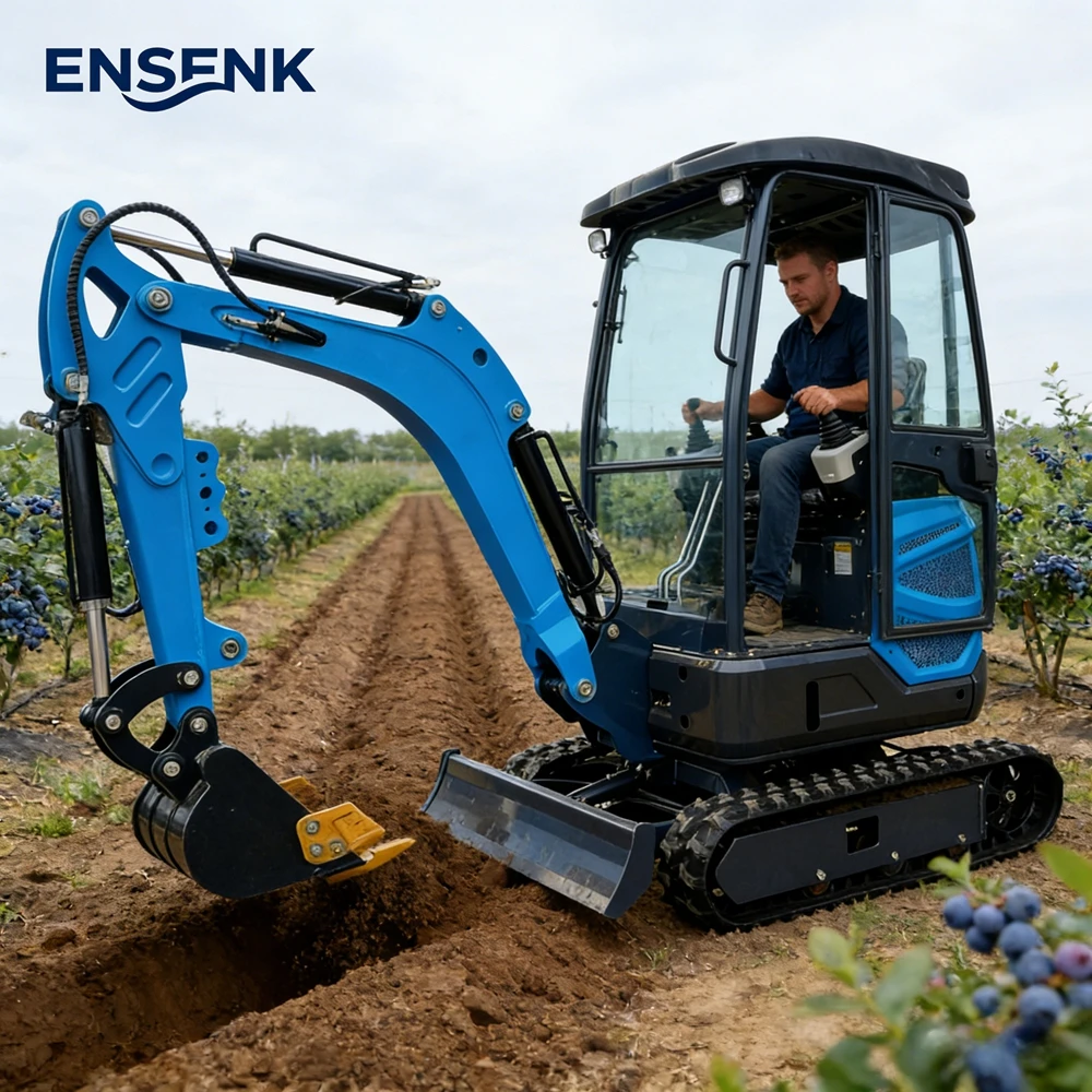 

Mini Excavator 1.2Ton Multifunctional Construction 1.0Ton 1.7Ton Excavators Europe EPA Euro 5 CE Manufacturer Direct Sales