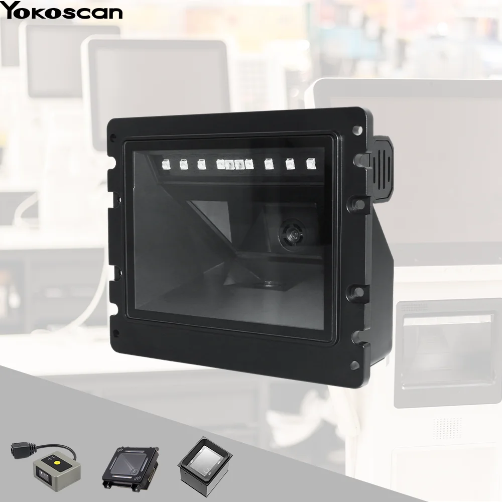 Yokoscan EP9500 2D Fixed Mount Barcode Scanner Embedded QR Code Reader USB/COM Kiosk POS Terminal Access Control Vending Machine