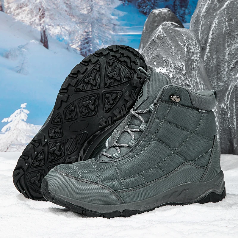 

Men Hiking Shoes Casual Men Shoes Outdoor High-top Breathable Anti-slip Men Boots Comfortable Wear-resistant Men Snow Boots