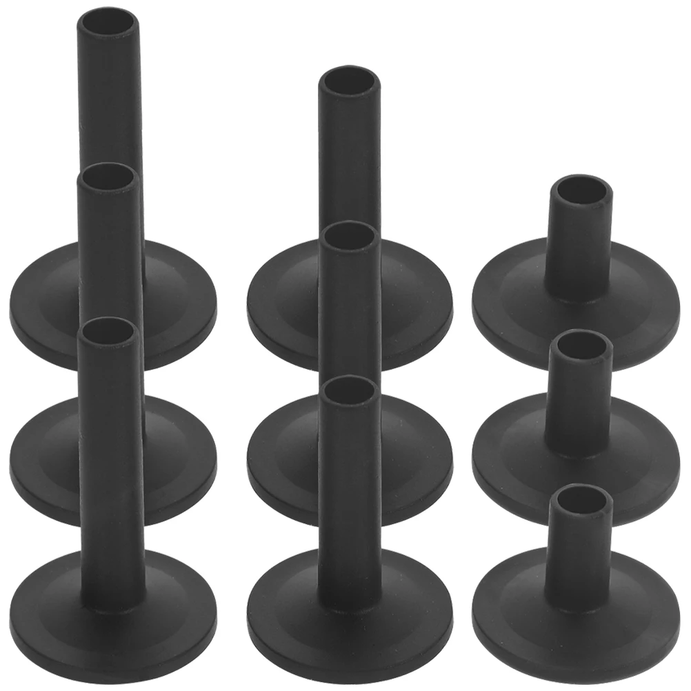 

9pcs Plastic Cymbal Sleeves Drum Accessories Durable Flanged Sleeves For Drum Kits Stands Lightweight Carry Case Pipe Tools