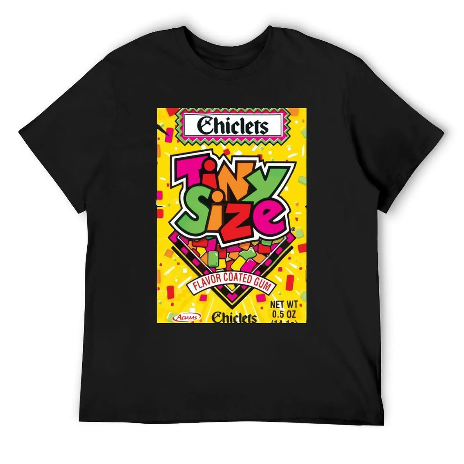 Chiclets Tiny Size Flavor Coated Gum T-Shirt boys animal print vintage cute clothes black t shirts for men