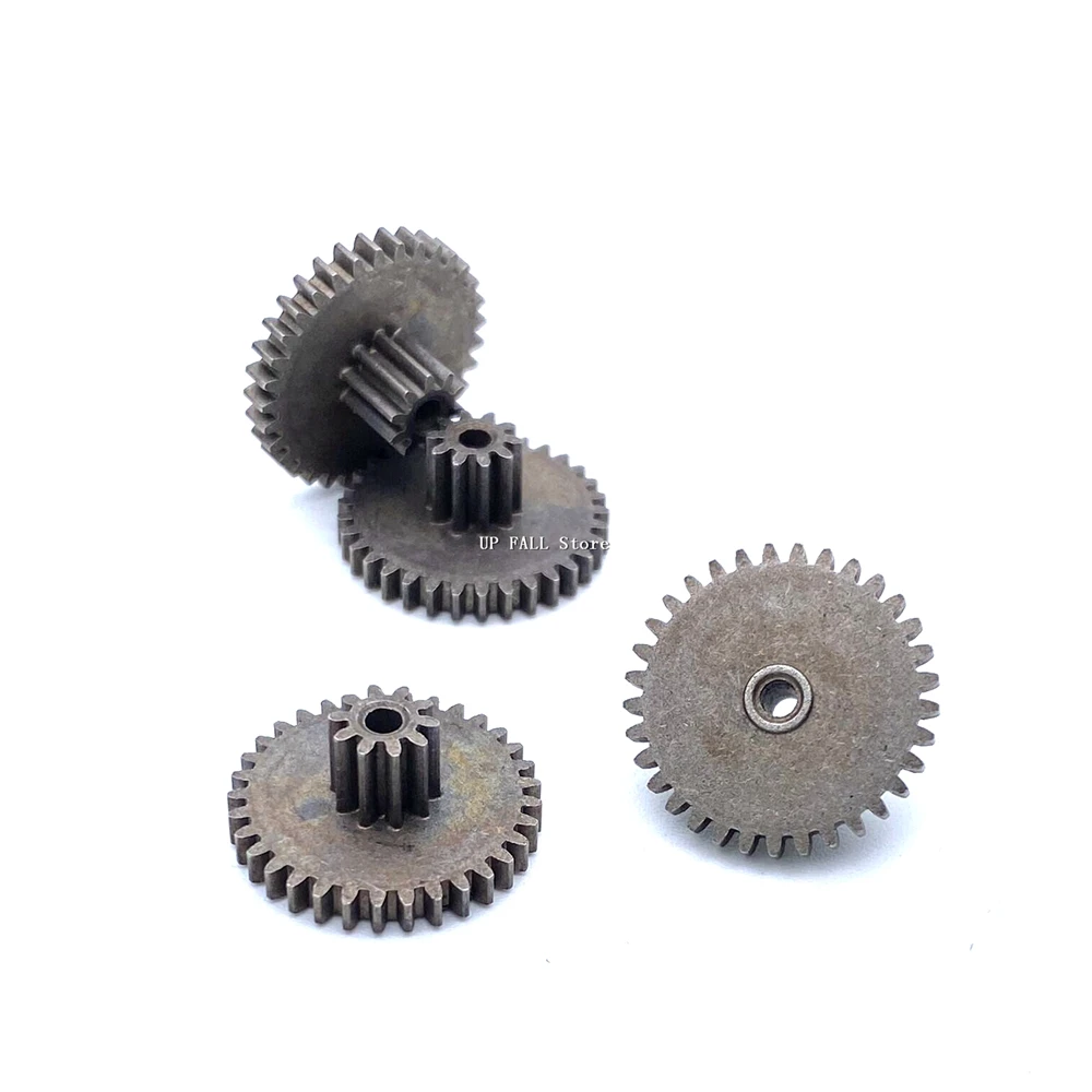 0.5M 10T-33T 2MM Hole Diameter Metal Double Spur Gear 17.3MM 6MM Gear Model Parts DIY