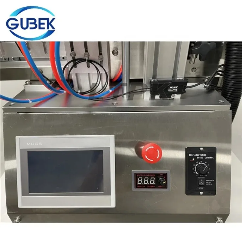 Automatic Perfume Glass Small Bottle Vial Filling And Press Cover Capping Machine