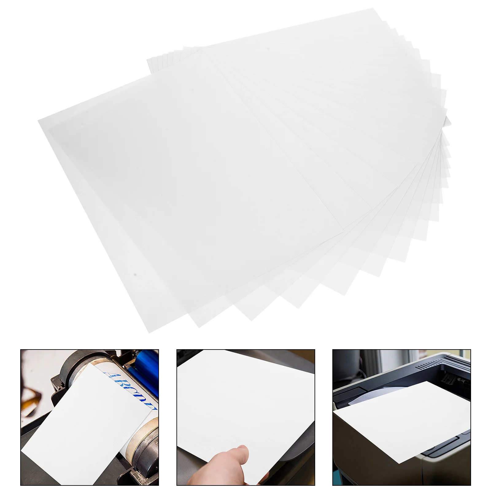 20 قطعة ورق طباعة نافثة للحبر مقاوم للماء لامع ذاتي اللصق ورق صور ملون للطابعة مقاومة للزيت ومقاومة للخدش