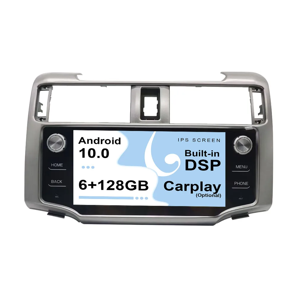 Android Car Multimedia Stereo Player For Toyota 4 Runner 4Runner 2009 2010 2012 2013 2014 2015 2016 2017 GPS Receiver Head Unit